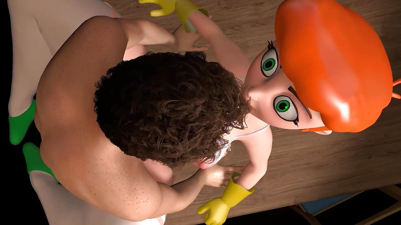 Dexter's Sweet Stepmom Missionary Sex on the Table - Dexter's Lab Parody