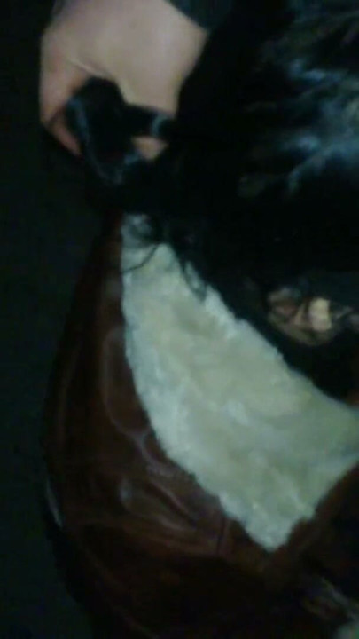Leather jacket and cock sucking in a public park while cars drive by. It was cold but the sperm was HOT! | Clip 1