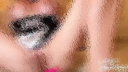 Instruction: Housemaid Kate Monroe squirts on your feather duster