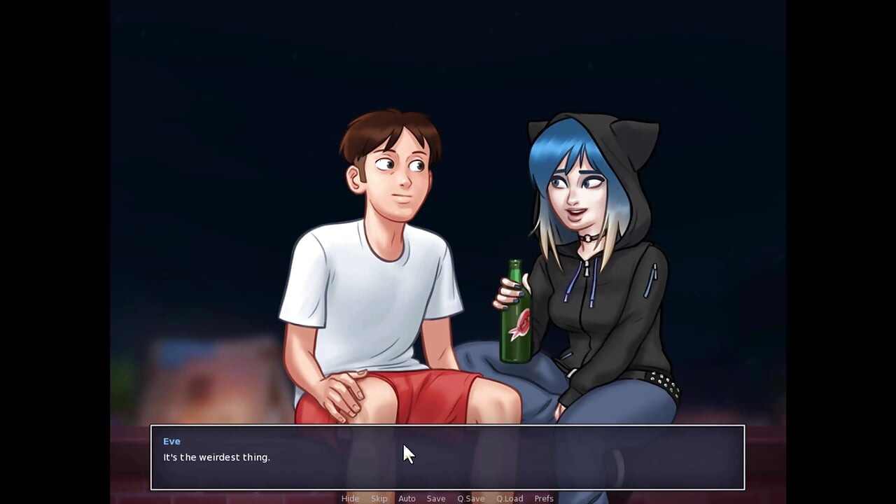 Saga de verão - Eve me deu um punheta.