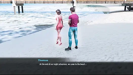 MILF of Sunville 74 Myself and Sarah Almost Got Caught Then We Fucked on the Beach