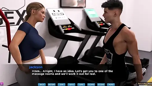 Nackter zeuge # 11: Sadie hat eine erotische massage