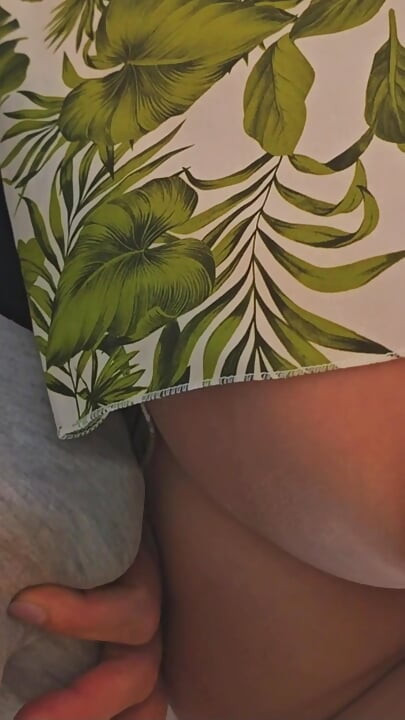 Forbidden Touch On Public! Shameless Stranger Touch Her With His Dick on Crowded Bus and Ejaculate Under Her Skirt