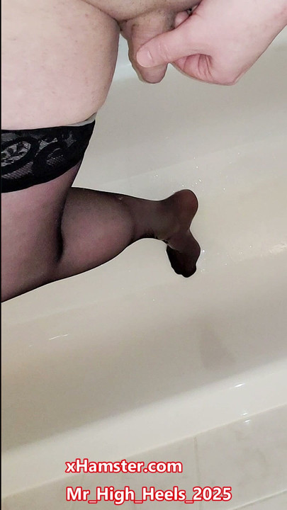 Cumming and pissing away.
