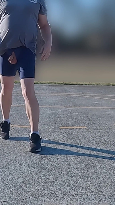 Powerful moment from "Playing basketball on a public court with my cock on display shooting hoops"