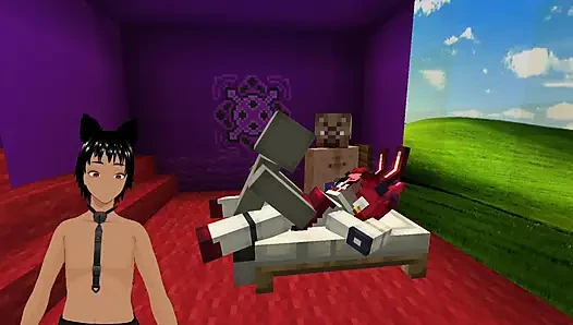 Minecraft Decor Mod FNAF - Showing off some freaky animatronics wearing some nice clothes