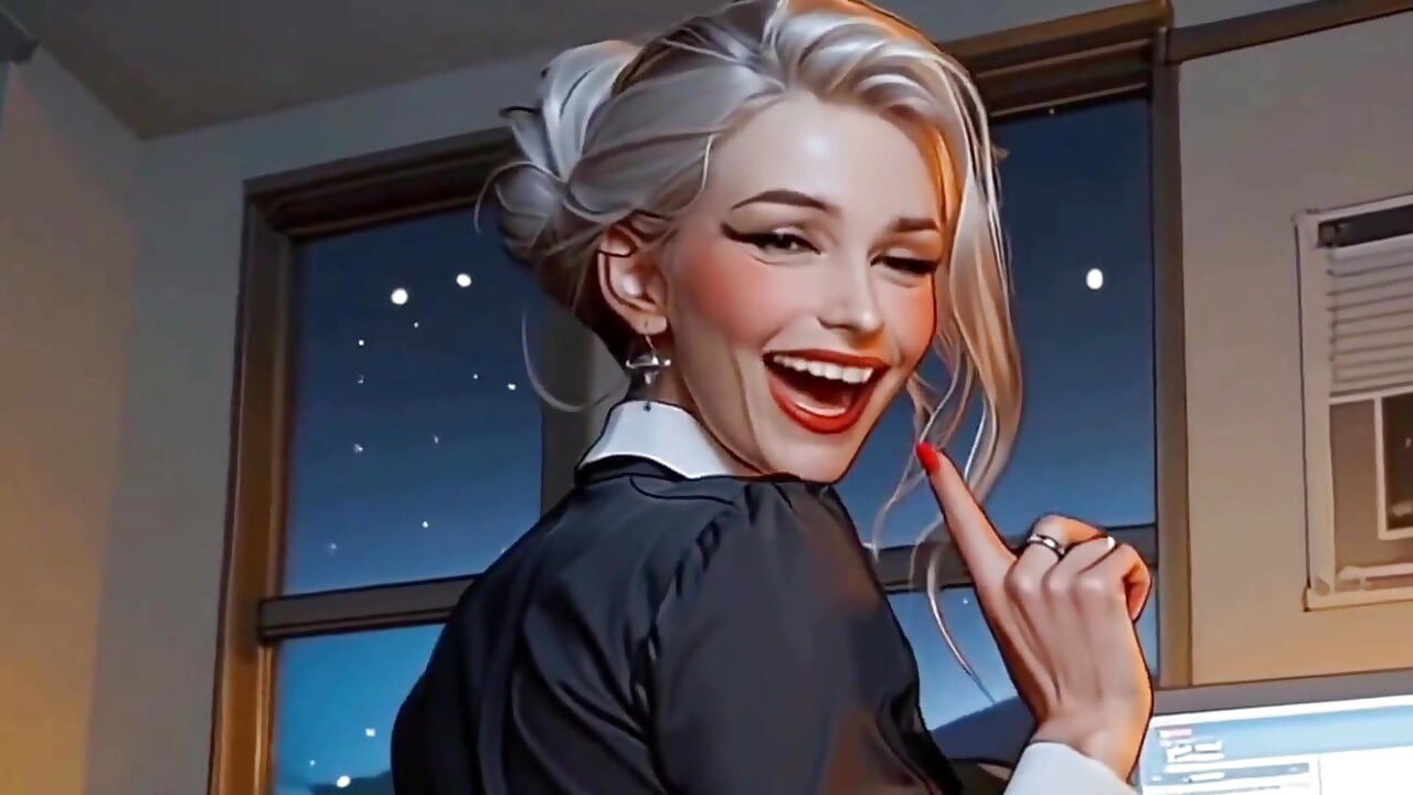Blonda brudar med stora rumpor som brinner för grov analsex.