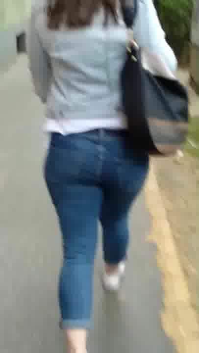 Asses in jeans