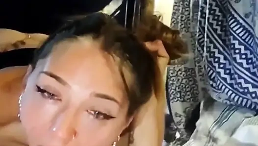 Asmr Deepthroat Blowjob and Slapped Ass