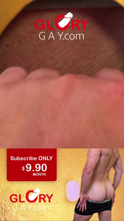 This young thick cock just exploded with a insane TRIPLE full-body orgasm at the gloryhole