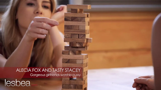 Lesbea Pretty girlfriends Alecia Fox and Tasty Stacey