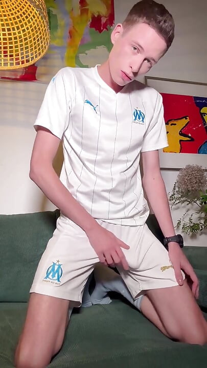Craig Kennedy in Football Kit Jerks His Massive Thick Dick - Hot Solo Session