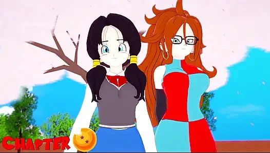 Android 18 betritt das college, um weiter zu ficken Gohan - Dragon Ball zex-Serie