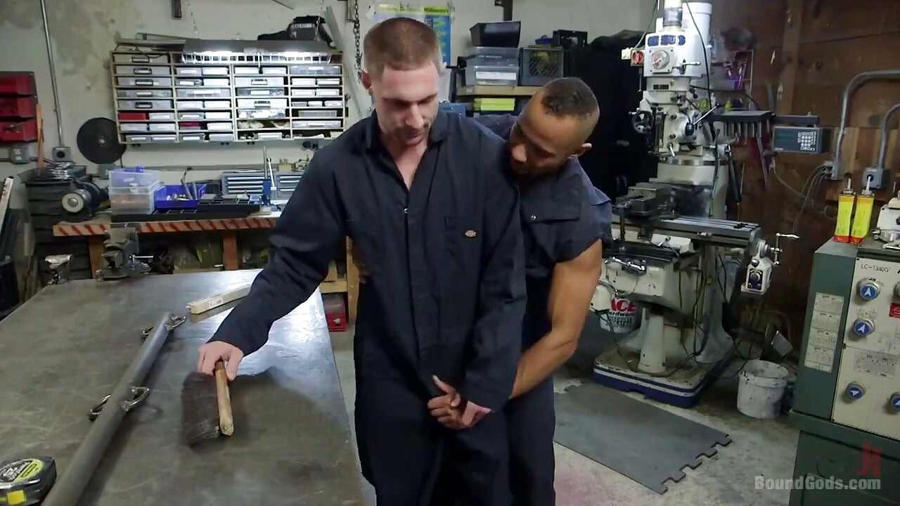 Zapped, Beaten & Fucked! - Lazy Shop Worker Takes His Punishment