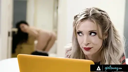 GIRLSWAY - Proud Whitney Wright Seduces Petite Aiden Ashley After Hearing She's Not Her Type At All