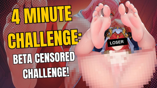 Cabaran 4 minit: pelik kaki beta ditapis (femdom)