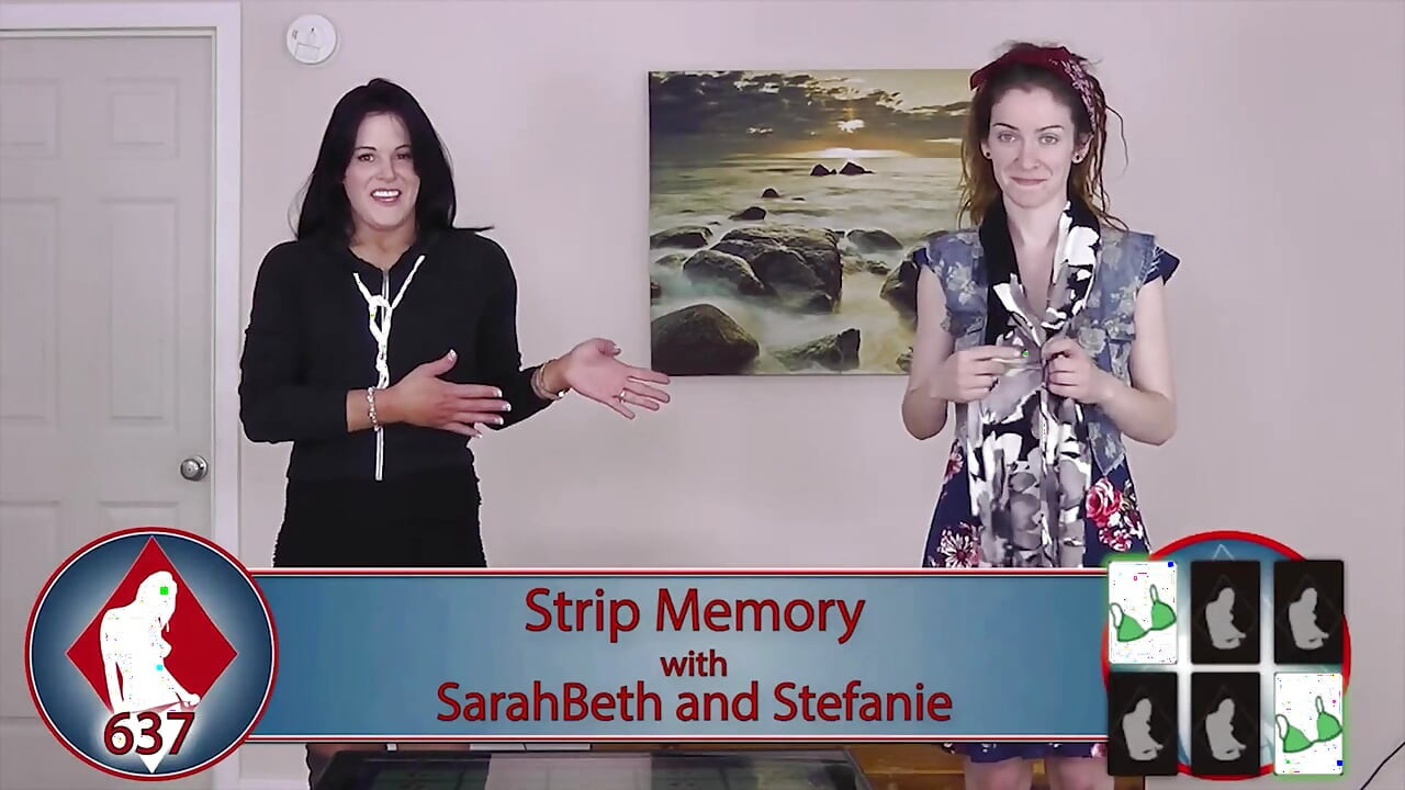 Dreadlocked Stefanie and Ex-trucker Sarahbeth Thrilling Strip Memory