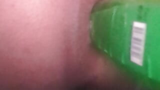 Gay boy take dildo in her ass