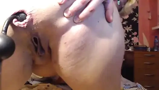 Anal beads, pussy to mouth,big bottle,squirt,sloppy BJ