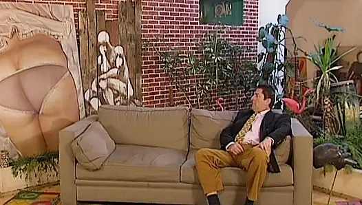 Stunning German beauty enjoying intense DP threesome