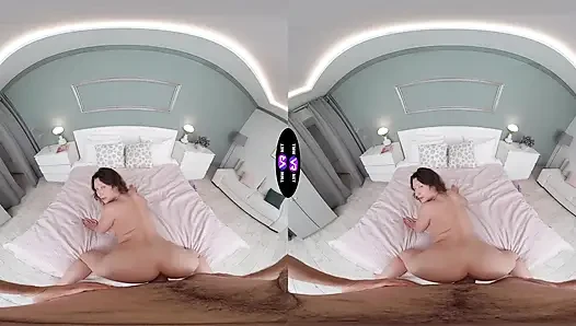 Lola Bredly Drops Book To Play With Big Boobs Then Gives Sloppy Blowjob Wild - TmwVRnet