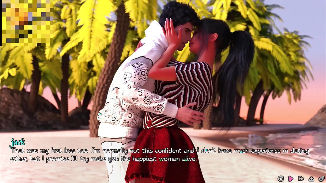 Pure love #2: Lily gave Jack a hand job and swallowed the cum
