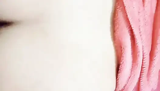 Stepsister puts her cute feet on my shoulders to penetrate her rich shaved pussy.