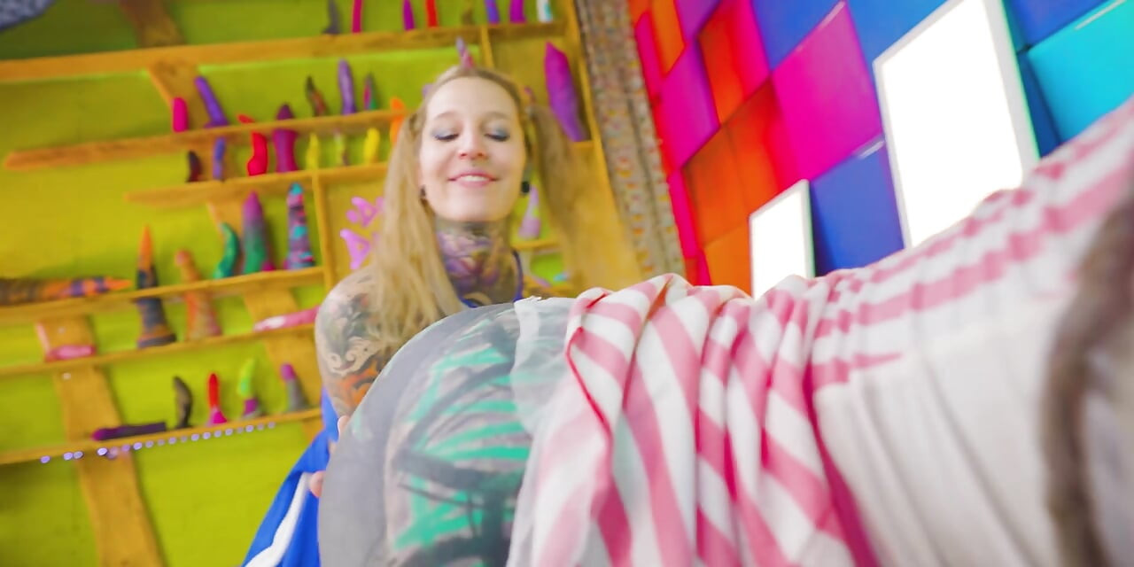 Slutty Piger 2-mod-2 DP - Hals & Røv Cremet Sammen