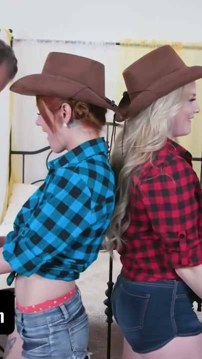 Real Cowboys Slide Their Rods Inside Their Step Daughters' Tight Holes Making Them Moan In Delight - DaughterSwap | Clip 2