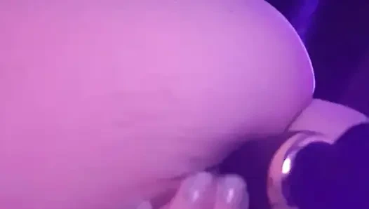 Big pink dildo fun