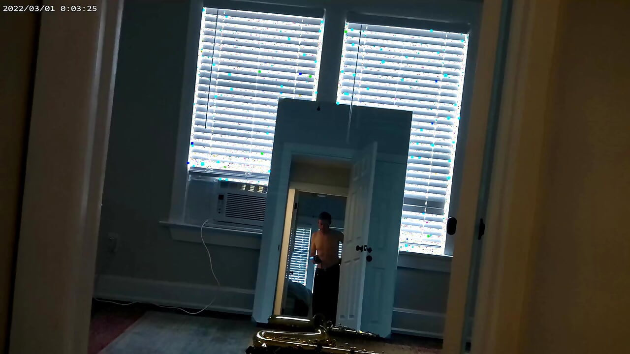 Kansas City rapper Rune (Chris Emerson) with a 40 foot dick in a nice house jacking off with a huge cock on heavens gate..