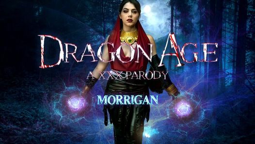 Valentina Nappi como Dragon Age Morrigan é um animal selvagem sob seus lençóis vr pornô
