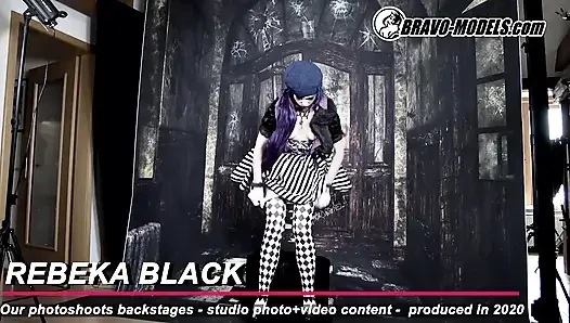 386 -фотосессия за кулисами Rebeka Black - Взрослый