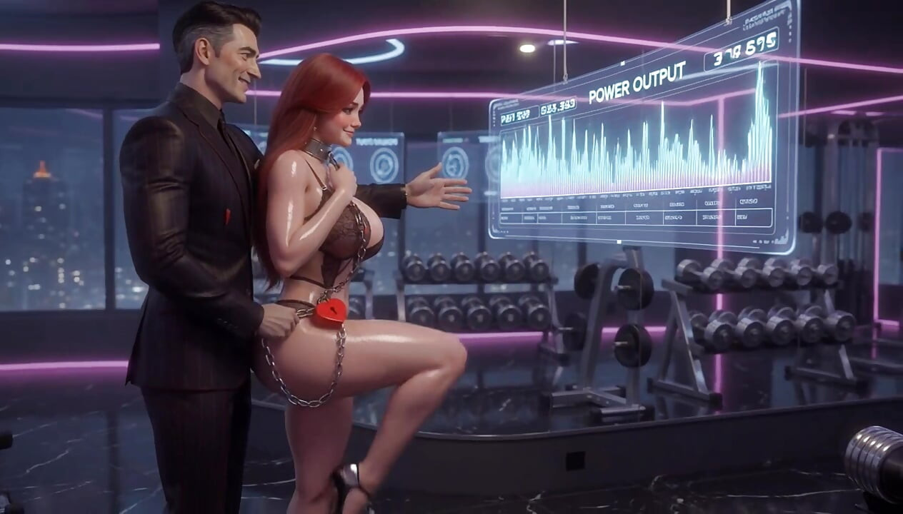 18+ Stepdad Trains Slave Stepdaughter Gym Tits Ass 3D