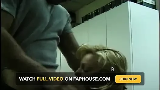 Horny Blonde MILF Takes Thick Cock Deep in Her Ass