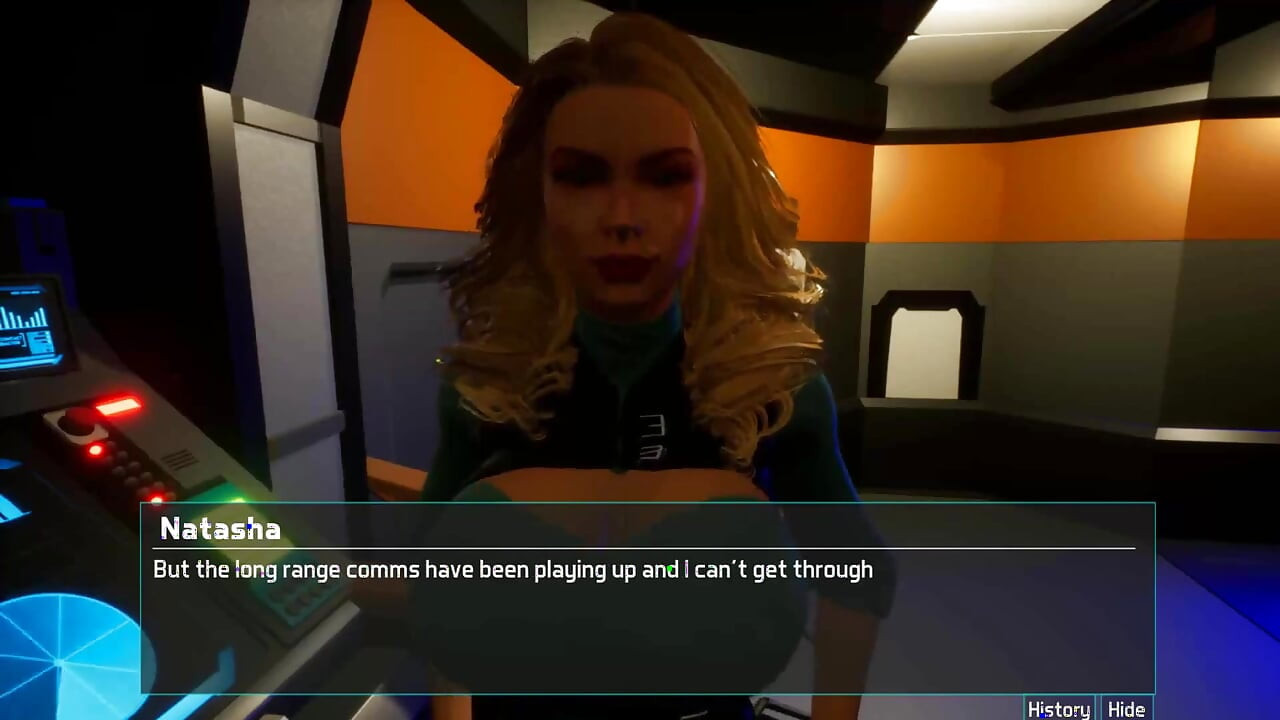 最后的希望：三个女孩和一个男人, 在宇宙飞船上 第2集