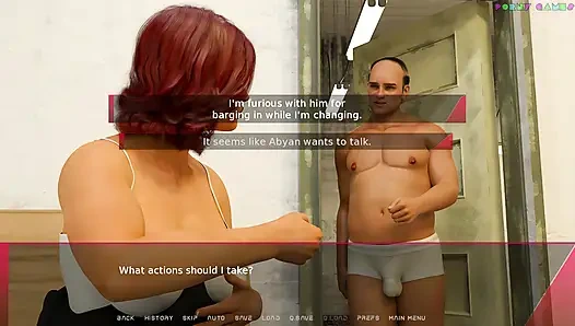 Sharmota'nın zevk dünyası - Müslüman genç bayan habibi ile anal seks yapıyor 1