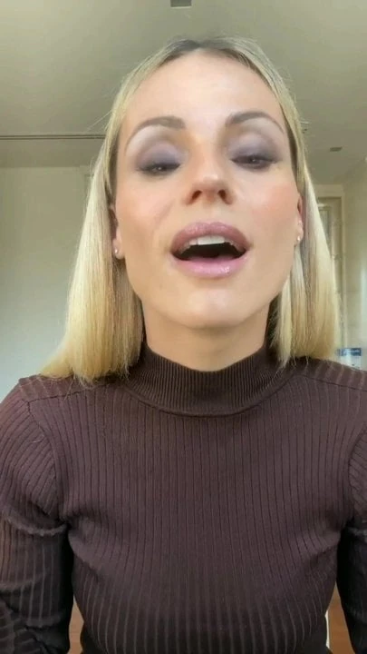 Michelle Hunziker wants cum on her face