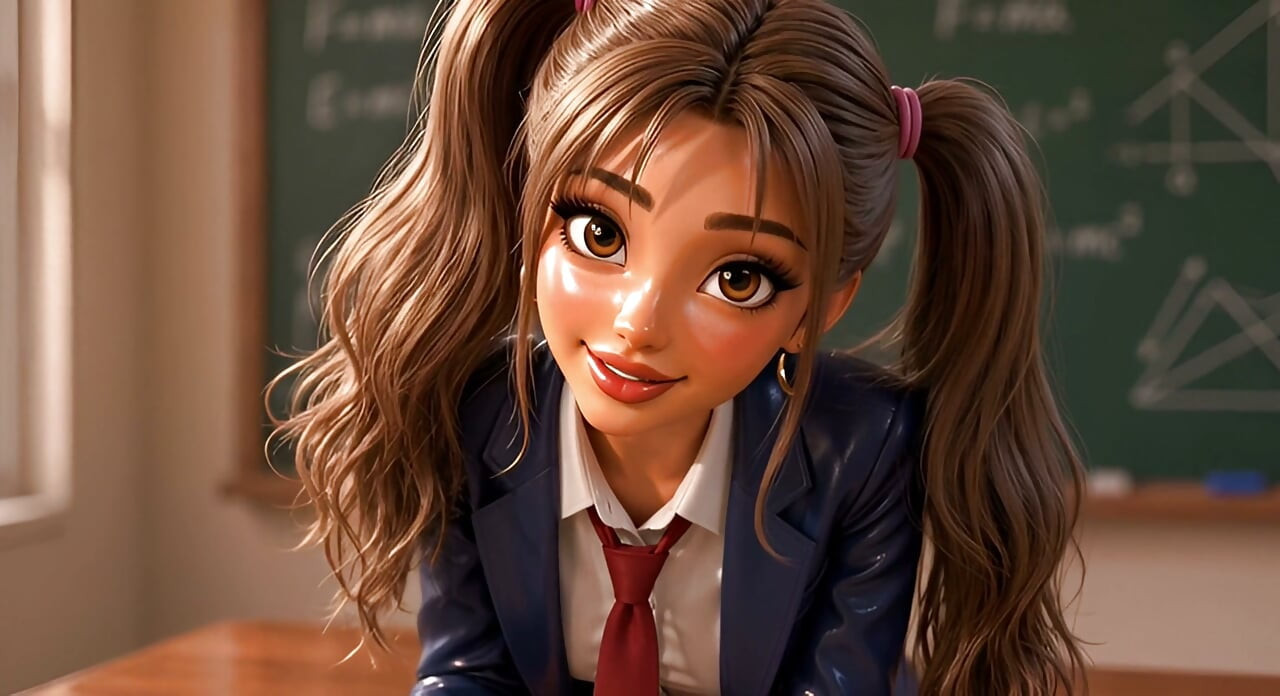 Stayed After School and Teen Teacher Showed Me a Few Lessons