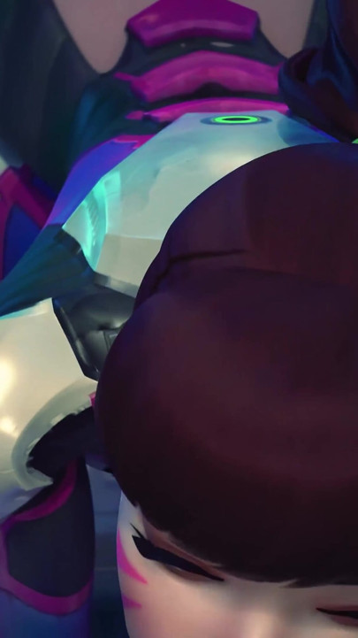 D.va Beach Morning Anal Sex & Night Sloppy Blowjob Facial - Overwatch 3D Animation