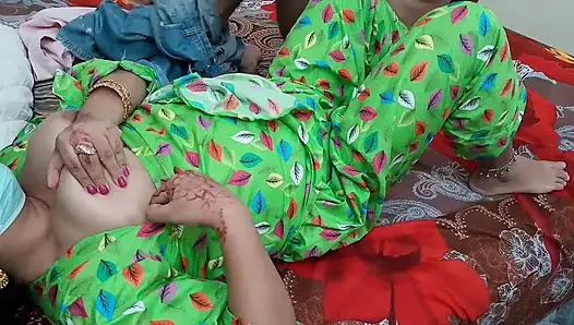 Step mom was upset, step son found out - Indian step mom and Step son share single bed