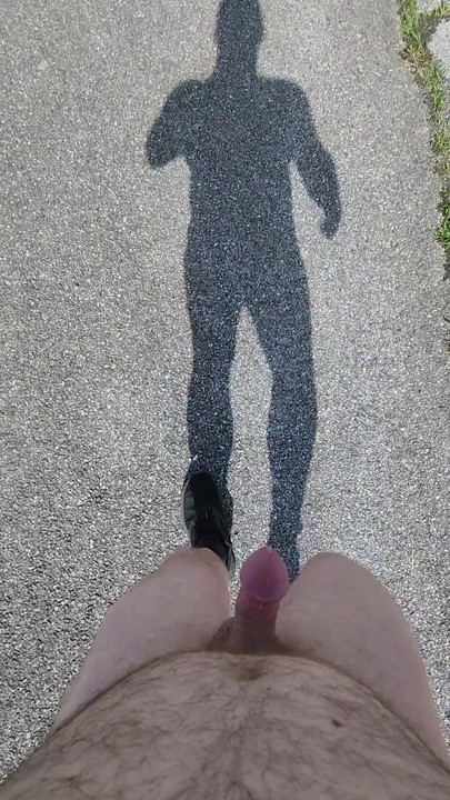 Unforgettable moment from "Walking around outside with only socks, and shoes on."