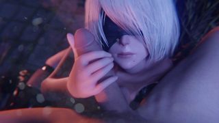 2B Blowjob Facial