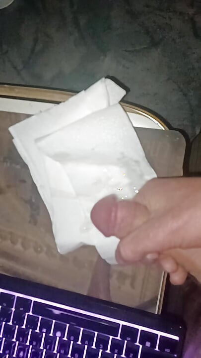 Solo wank late at night