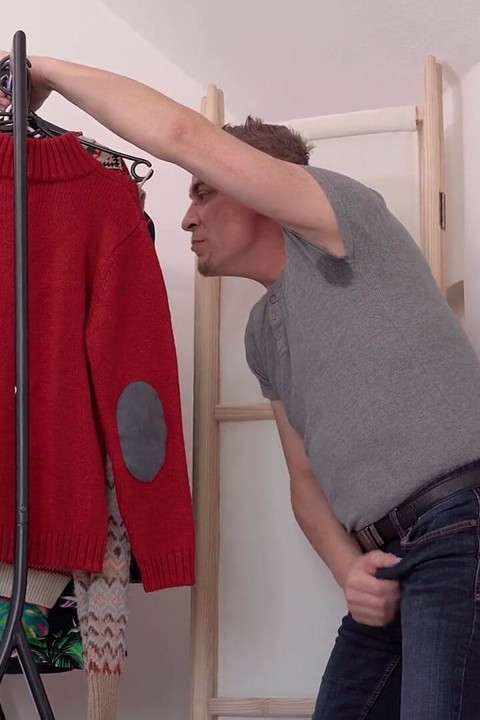 Fakehub Originals - Big-boobed Clea Gaultier Is Trying on Sexy Clothes in the Changing Rooms