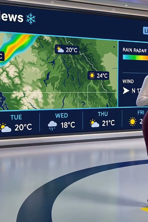 Anna Frozen News Forecast - She Gets Fucked Live on Air