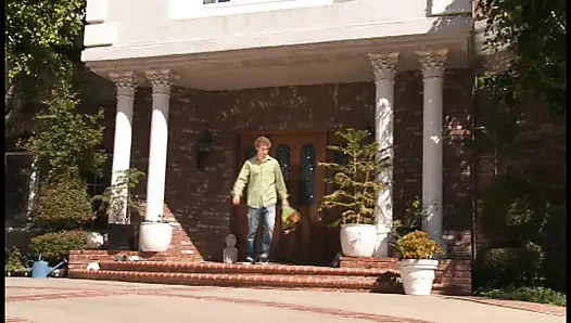 Slutty Blonde MILF Fucked Outdoors and Cumshot on Pussy by Big Cock