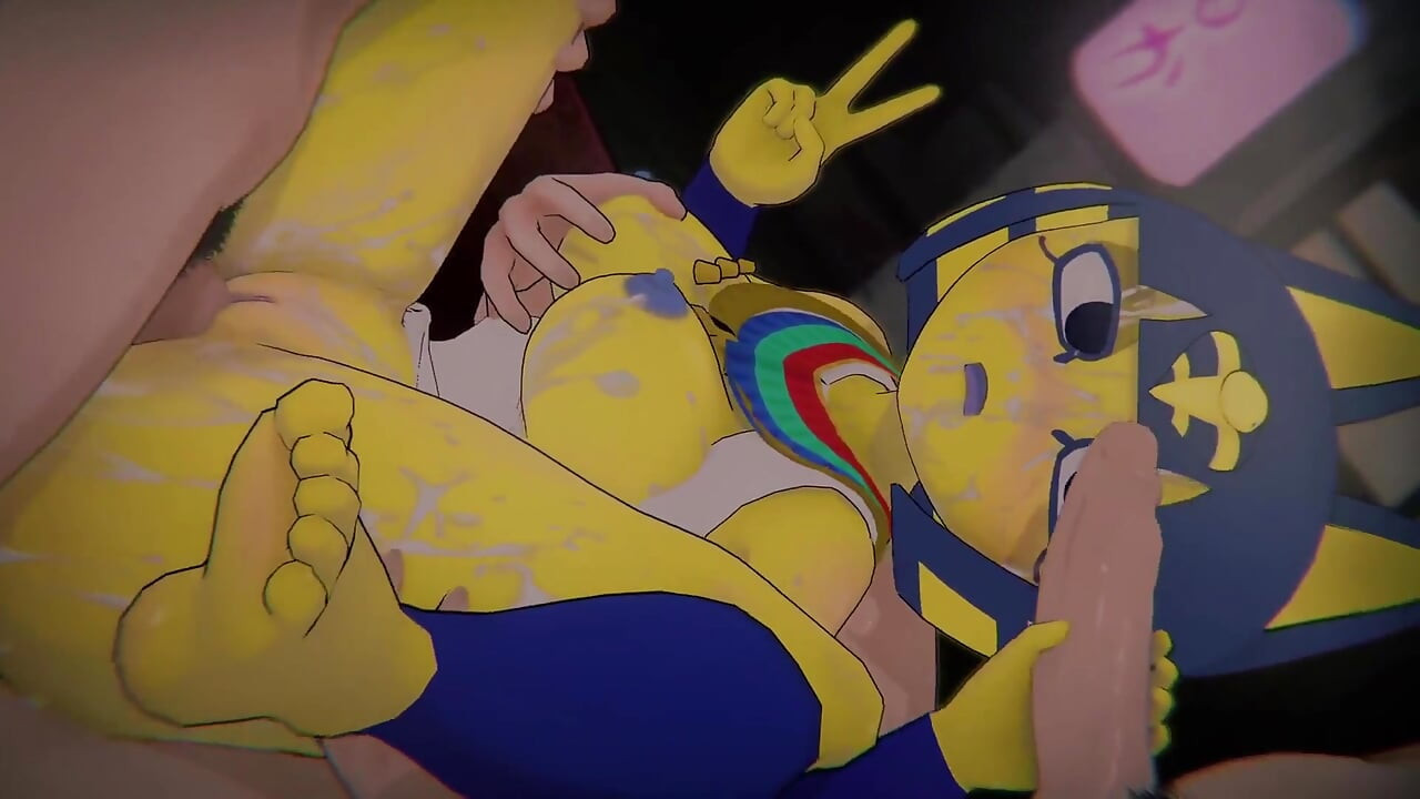 animal Crossing - Ankha Entering the Zone (riding the Villager & POV Zone Dance) (4k60fps)