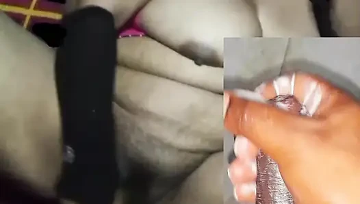 Video call ibu rumah tangga India bersetubuh dengan suami memek istri yang haus