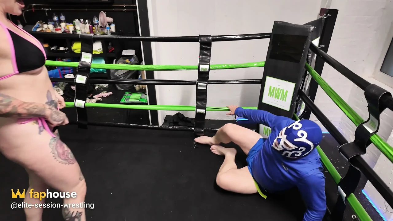 Muscle Worship! Phoenix Star Vs Masked Rider - Featuring Mixed Wrestling,